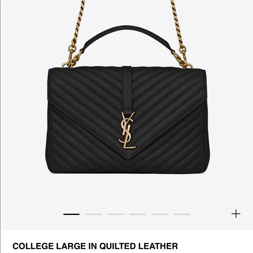 YSL Saint Laurent - Large College Shoulder Bag - Picture 2 of 16